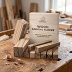 Walnut Carving Block Set, 10 pcs