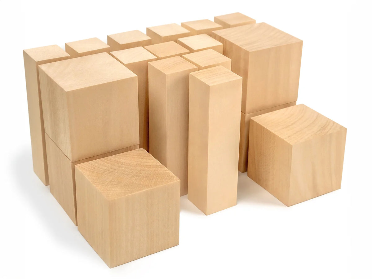 Buy BW18 - Set of Basswood Carving Blocks 18pcs online