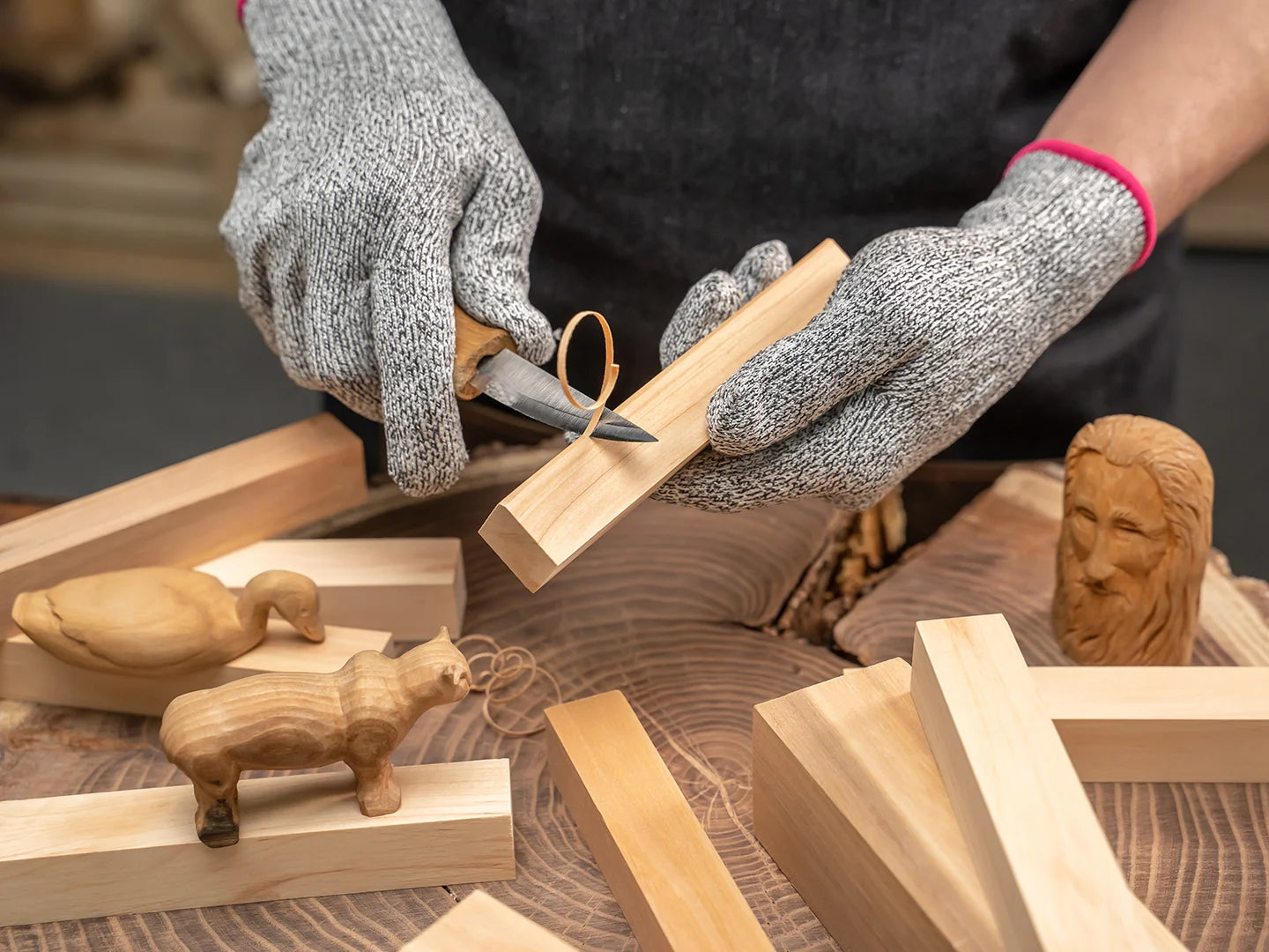 Beaver Craft Basswood Carving Blocks Set 10 pcs - BW10