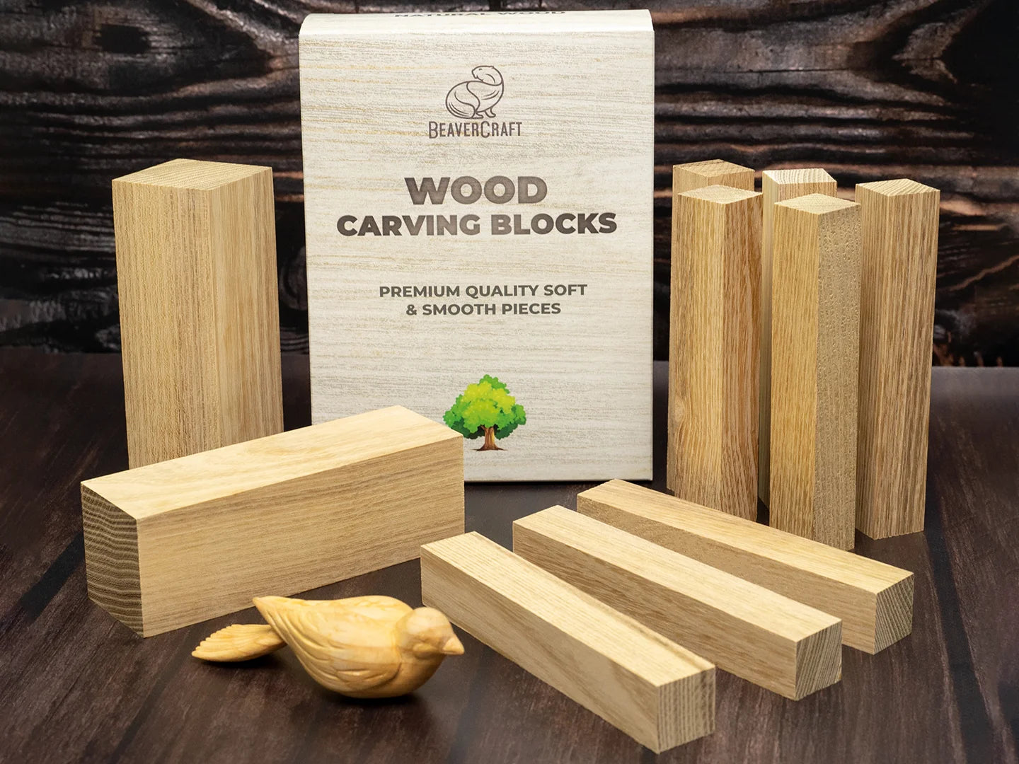 Buy Wood Carving Blocks - Walnut & Bassword in Various Sizes