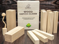 Set of Elm Carving Blocks for Wood Carving – 10 pcs – BW10 Elm