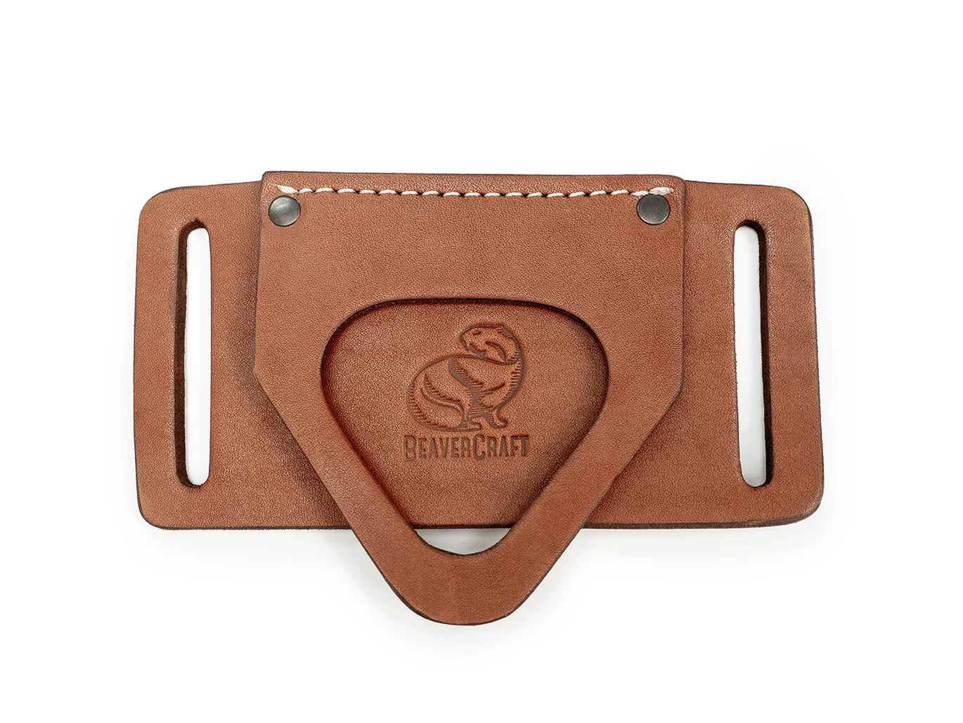 BonFeu Tablier en Cuir Luxe - Tablier en Cuir - MARRON - Tablier de Cuisine - Tablier