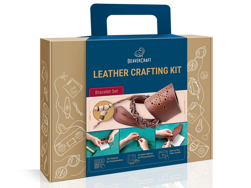 DIY_L_BRACELETS - Leather Crafting Kit “Bracelet Set”