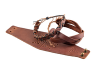 Accessory Pack – Complete Leather Crafting Kit Bundle with Bracelets & Glasses Case – BDIY_L_BC
