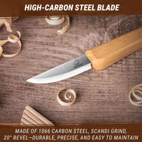 Sloyd Carving Knife C1M – Compact