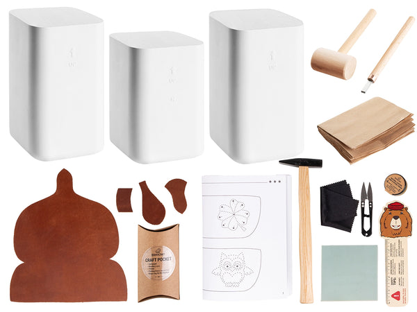4-in-1 Gift Bundle – Sculpt & Discover: 3 Relics + Leather Case