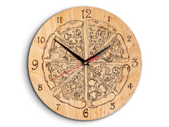 Wooden Clock DIY Pyrography Kit 