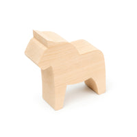 Horse Lover Set – Dala Horse Carving Kit + Extra Carving Blank – BDIY02_BW