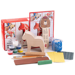 Dala Horse Carving Kit - Complete Starter Whittling Kit for Beginners Adults Teens and Kids - DIY02