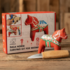 Dala Horse Carving Kit – Complete Starter Whittling Kit for Beginners, Kids & Adults – DIY02