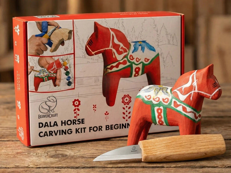 Dala Horse Carving Kit
