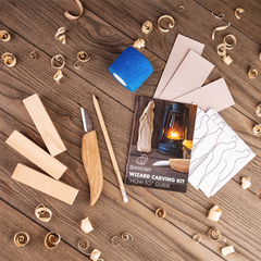 Wizard Carving Kit – Complete Starter Whittling Kit for Beginners, Kids & Adults – DIY03