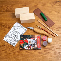 Christmas Carving Bundle – Santa & Bear + 2 Blanks