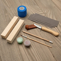 Spruce Tree Carving Kit – Complete Starter Whittling Kit for Kids & Beginners – DIY08