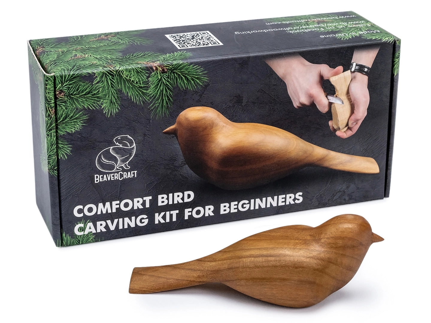 Bird Lover Carving Kit – Beginner Woodcraft Set – BeaverCraft Tools