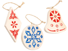 DIY Chip Carving Kit: Wooden Christmas Ornaments