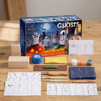 Ghosts Wood Carving Kit – Complete Whittling Kit for Beginners, Kids & Adults