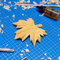 Maple Leaf Carving Kit – Complete Relief Carving Kit for Beginners, Kids & Adults