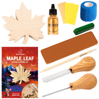 Maple Leaf Relief Carving Kit