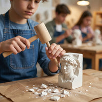 David Sculpting Kit – Complete Starter Plaster Carving Kit – DIY_Sculpting_David