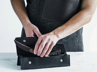 Set de Tallado de Cuchara de Lujo con Mangos de Nogal – S01X Negro