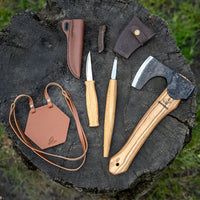 Green Wood Spoon Carving Kit – Complete Kit for Traditional Spoon Carving