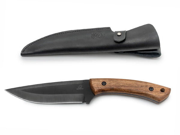 Hunting Knife for Outdoor & Field Use – Carbon Steel Knife with