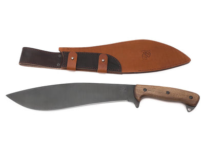 The KKR1 kukri and its leather sheath