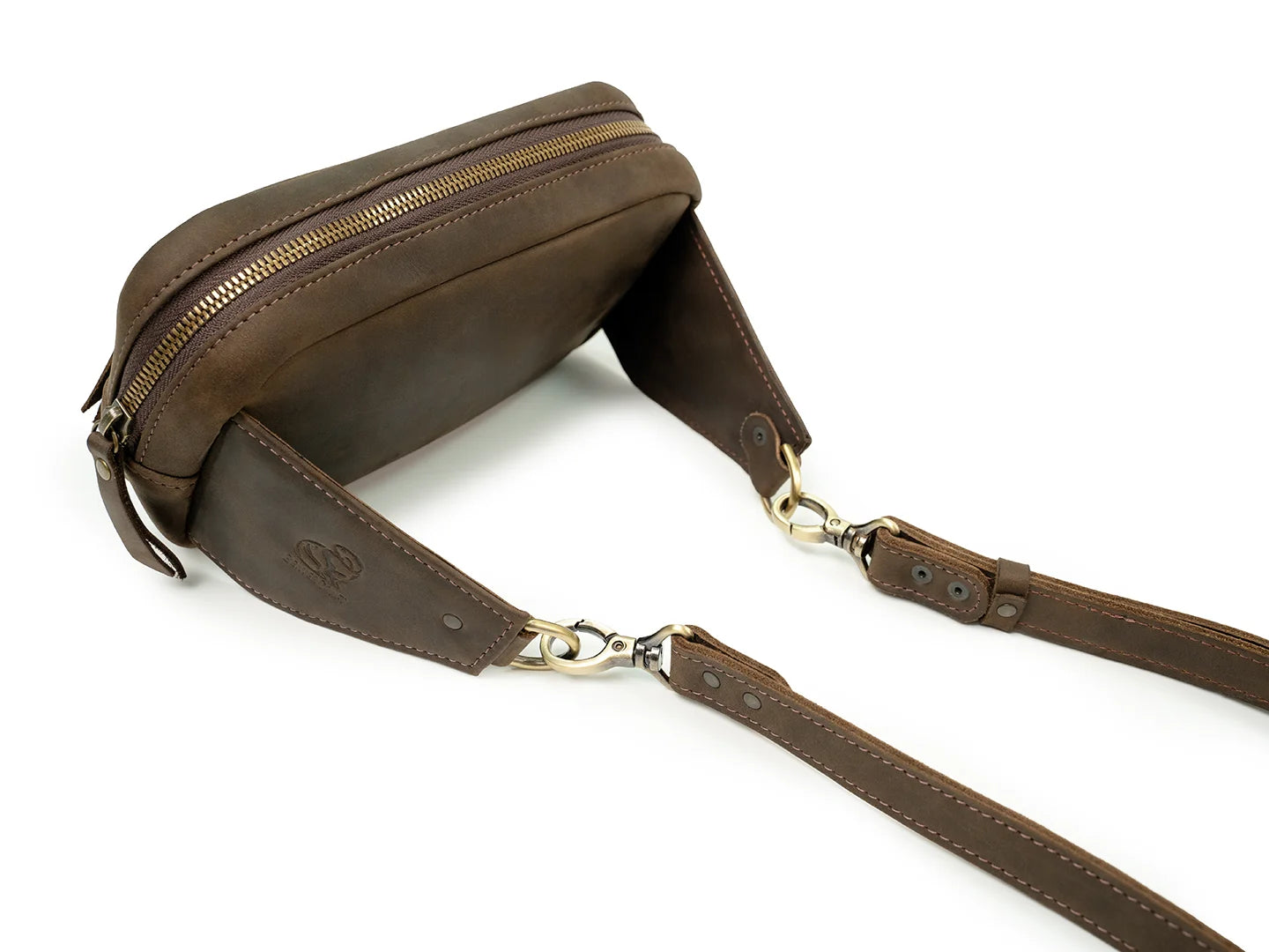 Luxury Fashipn Designer Cowhide Leather Men Women Waist Bag Bumbag