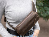 Quest – Leather Waist Bag Fanny Pack Bum Bag for Men and Women