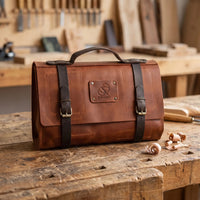 Multi-Functional Leather Tool Roll