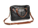 Leather Briefcase Laptop Bag