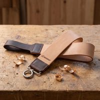 Double-Sided Leather Hanging Strop