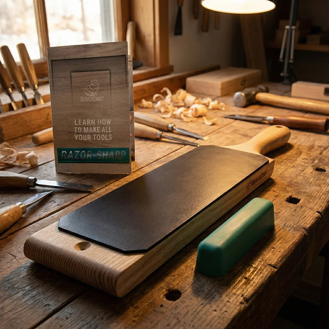 Buy Dual Sided Leather, double sided strop online - BeaverCraft