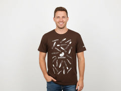 T-Shirt Homme BeaverCraft (Marron)