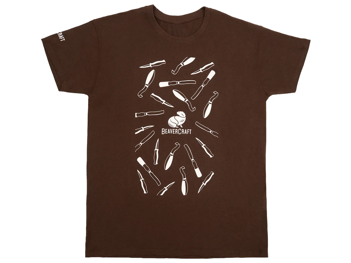 BeaverCraft Damen-T-Shirt (Braun)