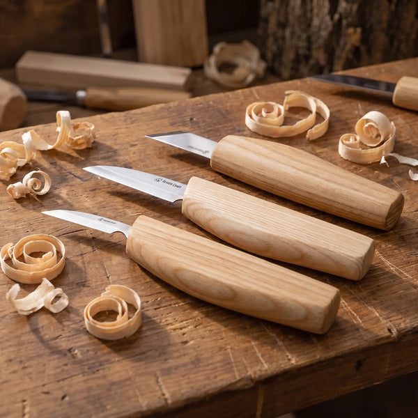 Wood Carving Knife Set for Detail Work, 3 pcs