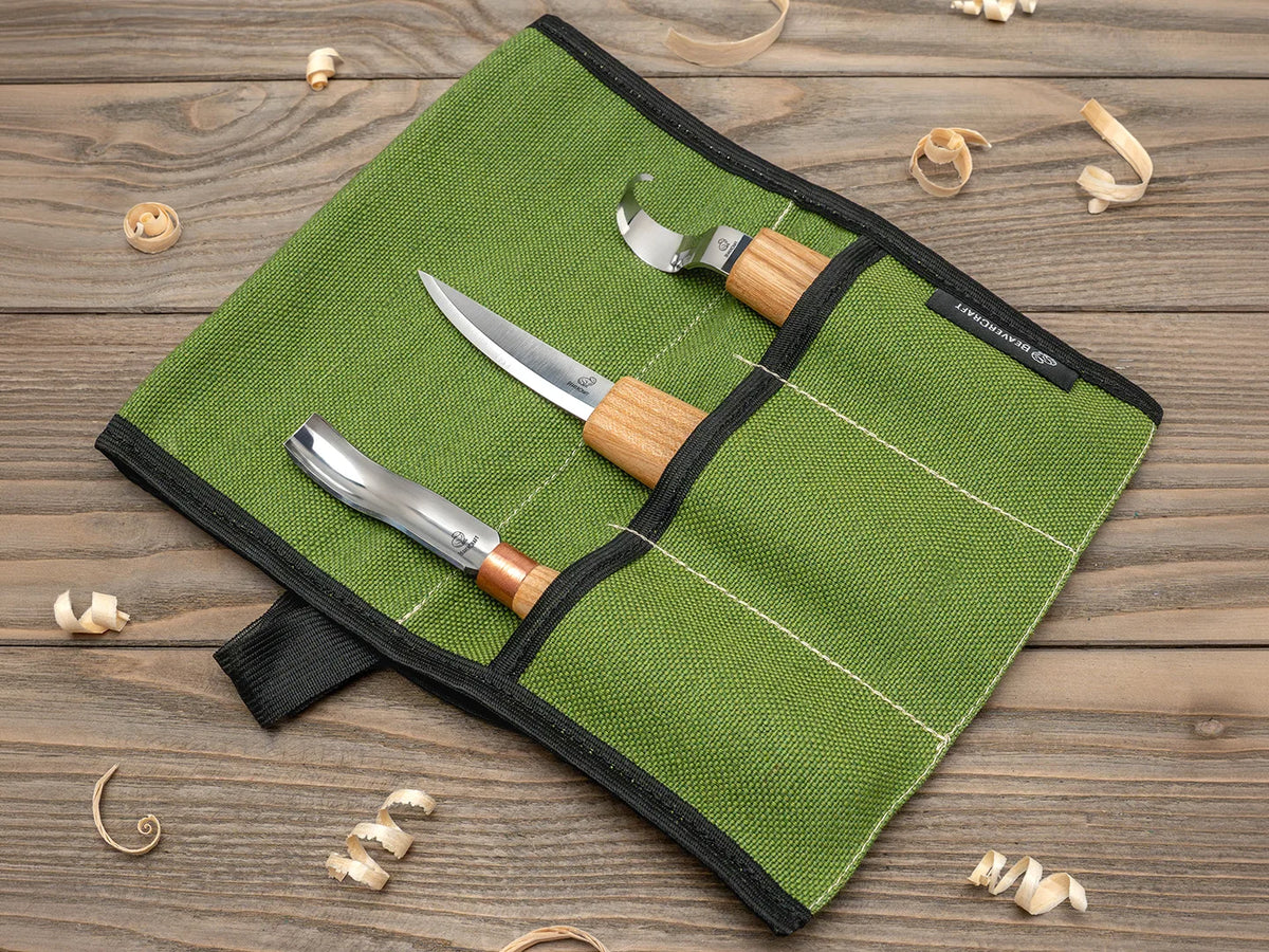 Complete Spoon Carving Tool Set – Wood Carving Set for Beginners and Pros – S14m