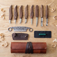 Premium Wood Carving Knife Set, 9 pcs