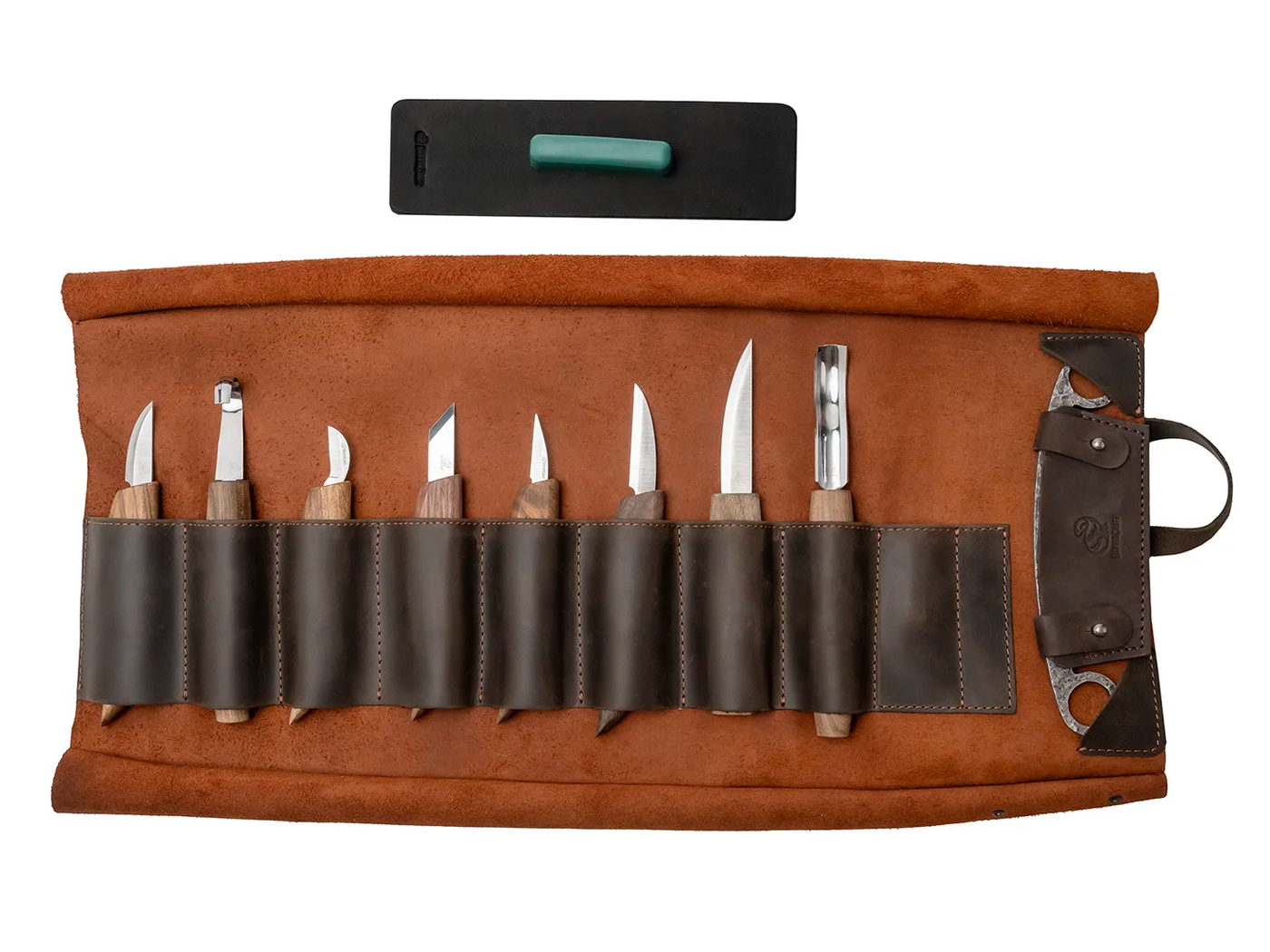 S18X+ - Deluxe Wood Carving Set With Walnut Handles - BeaverCraft