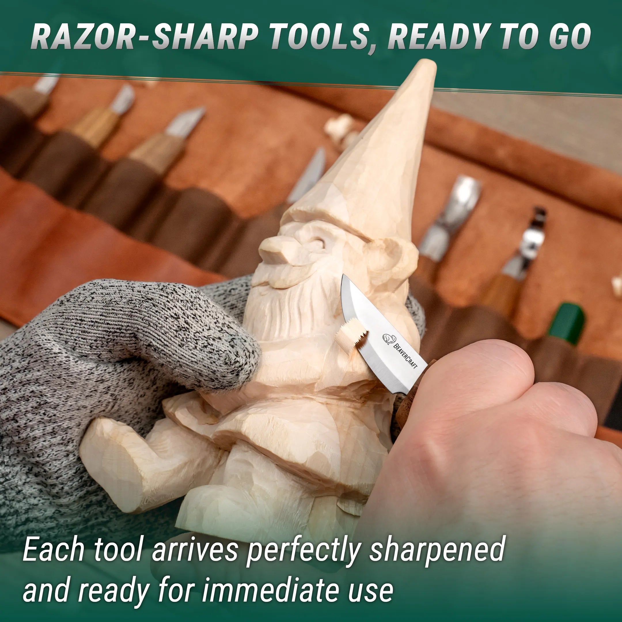 Buy S18X - Deluxe Wood Carving Set With Walnut Handles online Buy S18X - Deluxe Wood Carving Set With Walnut Handles online