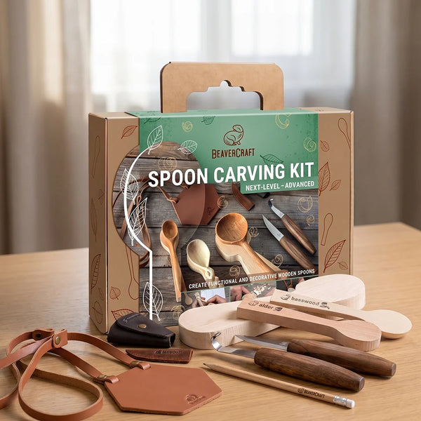 Next-Level Spoon Carving Kit – Complete Carving Kit for Skill Progression