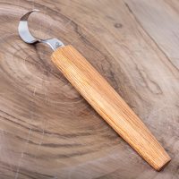 Cuchillo para tallar cucharas (25 mm) con mango de roble - SK1 Oak