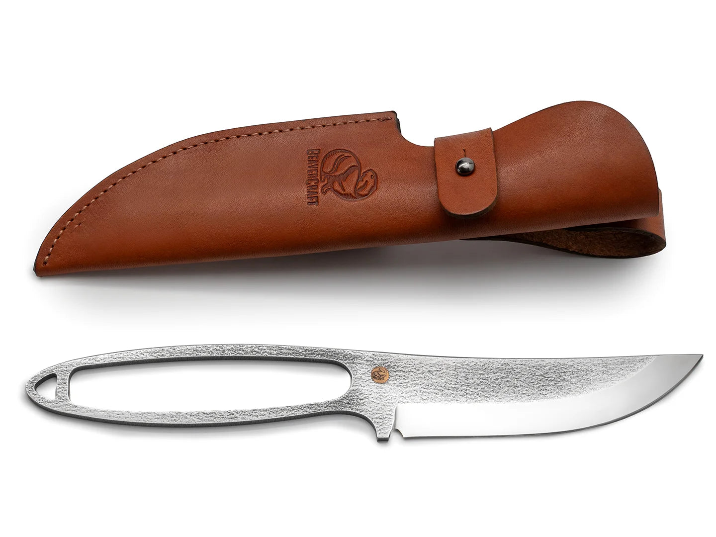 Skeleton Knife with Leather Sheath