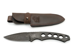 Skeleton Knife with Leather Sheath