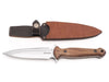 Tactical Knife with Leather Sheath