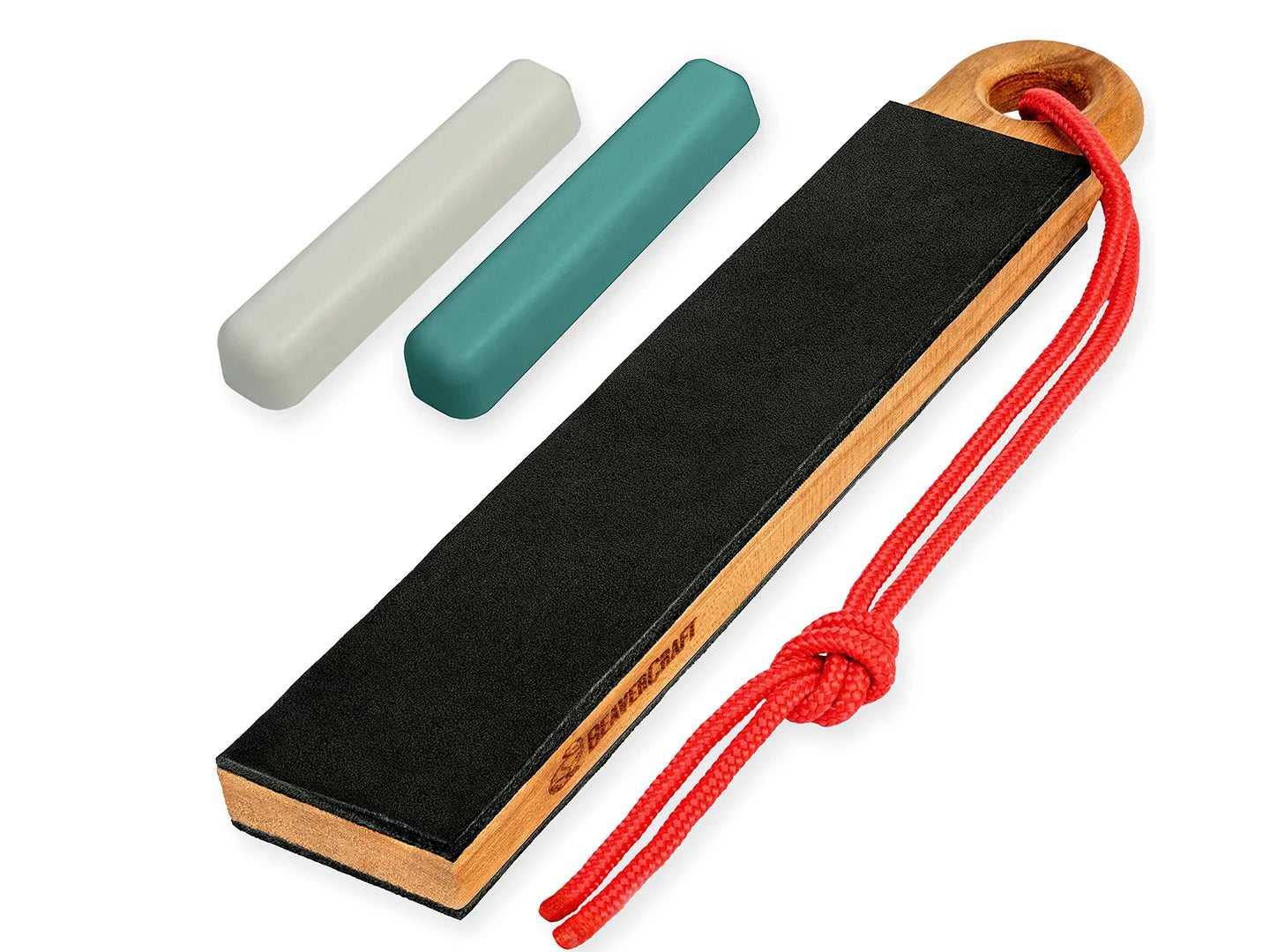 Double Sided Leather Strop for Sharpening, Polishing and Honing all kind of  Blades or Knives, Small Size