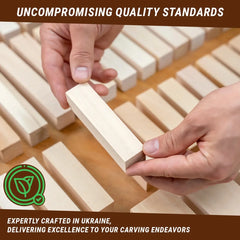 Set of Basswood Carving Blocks for Wood Carving – 5 pcs – BW1