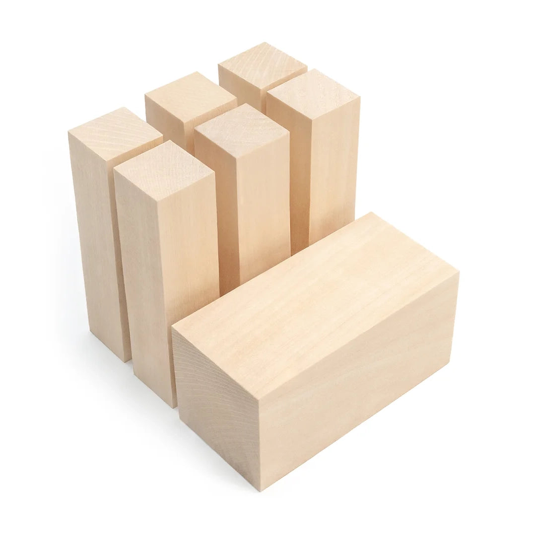 Ensemble de blocs de sculpture en tilleul, 7 pcs – BW7