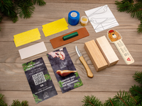 Bird Lover Set – Comfort Bird Carving Kit + Extra Basswood Block – BDIY01_BW_B